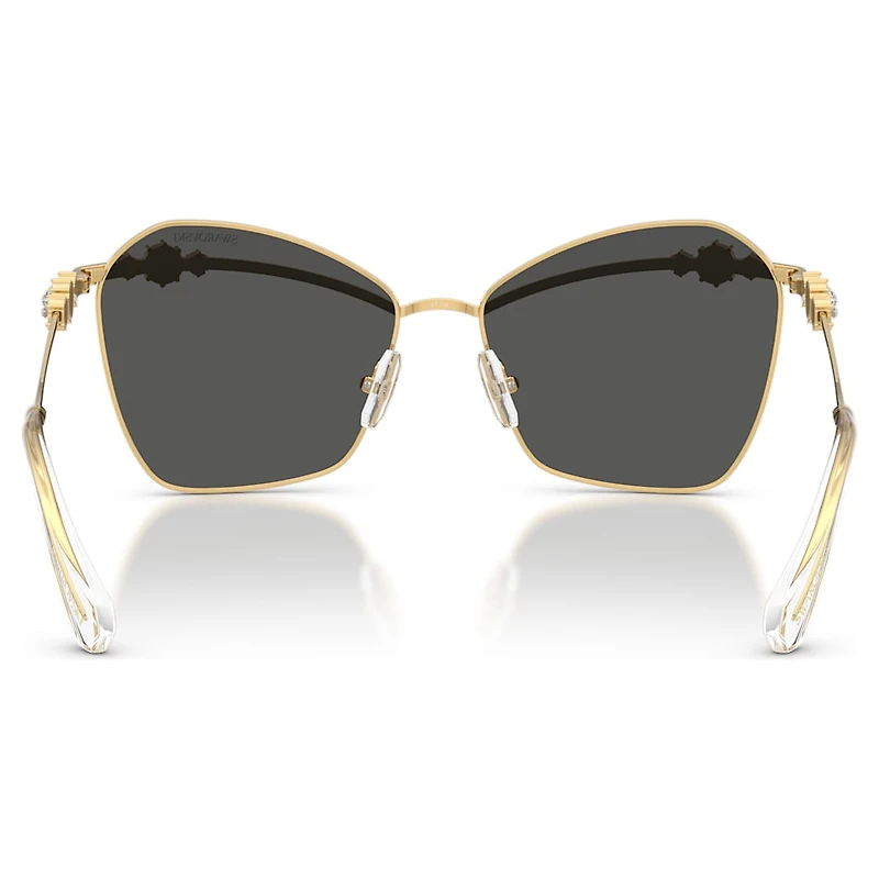 Sunglasses, Square shape, SK7040, Gold tone by SWAROVSKI