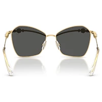 Sunglasses, Square shape, SK7040, Gold tone by SWAROVSKI