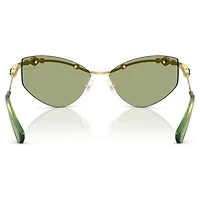 Sunglasses, Cat-eye shape, SK7039, Gold tone by SWAROVSKI
