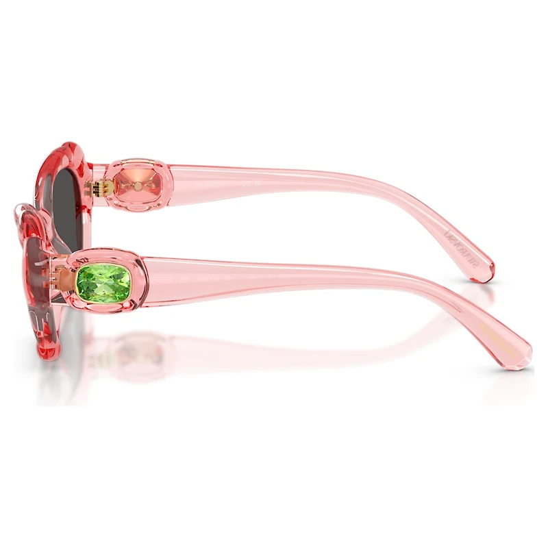 Sunglasses, Pillow shape, SK6050, Pink by SWAROVSKI