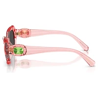 Sunglasses, Pillow shape, SK6050, Pink by SWAROVSKI