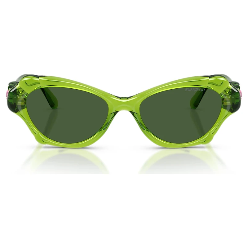 Sunglasses, Pillow shape, SK6050, Green by SWAROVSKI