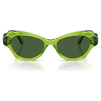Sunglasses, Pillow shape, SK6050, Green by SWAROVSKI