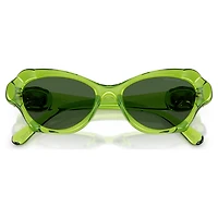 Sunglasses, Pillow shape, SK6050, Green by SWAROVSKI