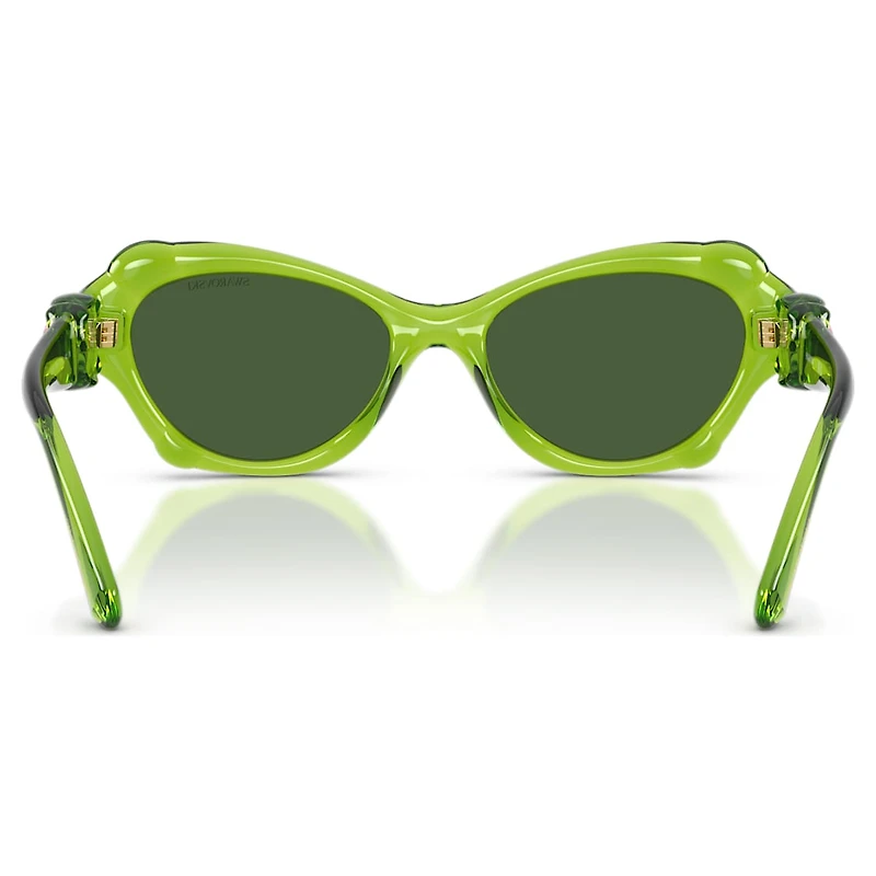 Sunglasses, Pillow shape, SK6050, Green by SWAROVSKI