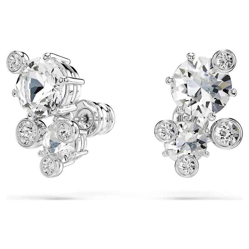 Constella set, Mixed cuts, White, Rhodium plated by SWAROVSKI