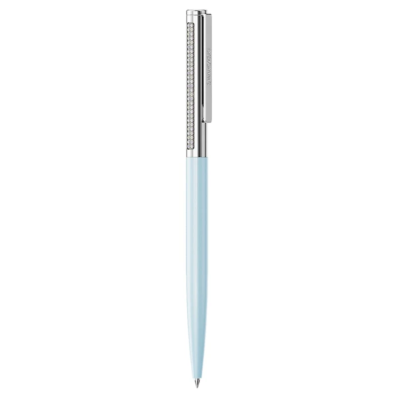 Matrix Tennis ballpoint pen, Blue, Chrome plated by SWAROVSKI
