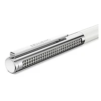 Matrix Tennis ballpoint pen, White, Chrome plated by SWAROVSKI