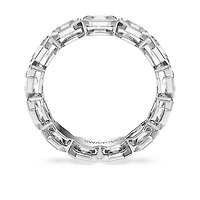 Octagon band ring, Lab-grown diamonds 2.4 ct tw, Octagon shape, 14K white gold by SWAROVSKI