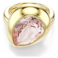 Gema motif ring, Set (3), Multicoloured, Gold-tone plated by SWAROVSKI