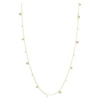 Una Angelic strandage, Crystal pearl, Round cut, White, Gold-tone plated by SWAROVSKI