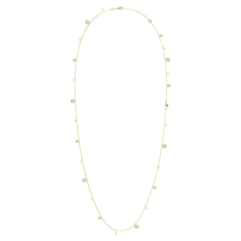 Una Angelic strandage, Crystal pearl, Round cut, White, Gold-tone plated by SWAROVSKI