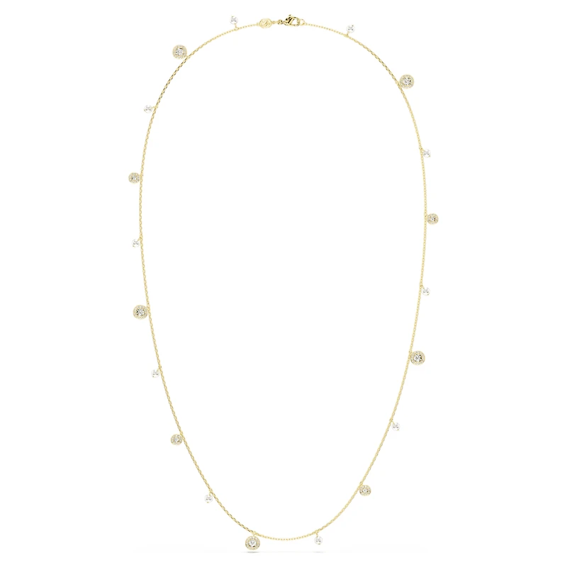 Una Angelic strandage, Crystal pearl, Round cut, White, Gold-tone plated by SWAROVSKI