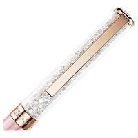 Crystalline ballpoint pen, Pink lacquered, Rose gold-tone finish by SWAROVSKI