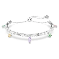 Ariana Grande x Swarovski bracelet, Mixed cuts, Multicoloured, Rhodium plated by SWAROVSKI