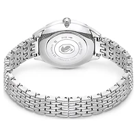 Attract watch, Swiss Made, Metal bracelet, Silver tone, Stainless steel by SWAROVSKI