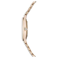 Attract watch, Swiss Made, Metal bracelet, Gold tone, Champagne gold-tone finish by SWAROVSKI