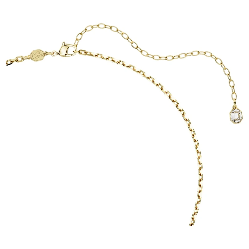 Idyllia pendant, Mixed cuts, Strawberry, Red, Gold-tone plated by SWAROVSKI