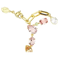Idyllia bracelet, Mixed cuts, Mixed motifs, Multicoloured, Gold-tone plated by SWAROVSKI