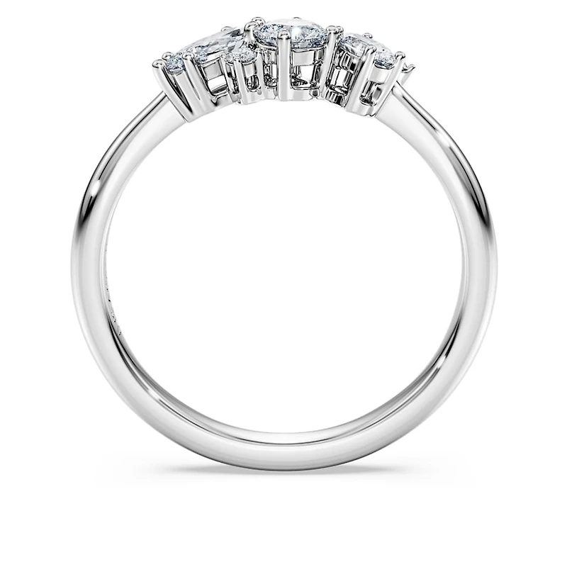 Galaxy ring, Lab-grown diamonds 0.41 ct tw, Mixed shapes, Sterling silver by SWAROVSKI