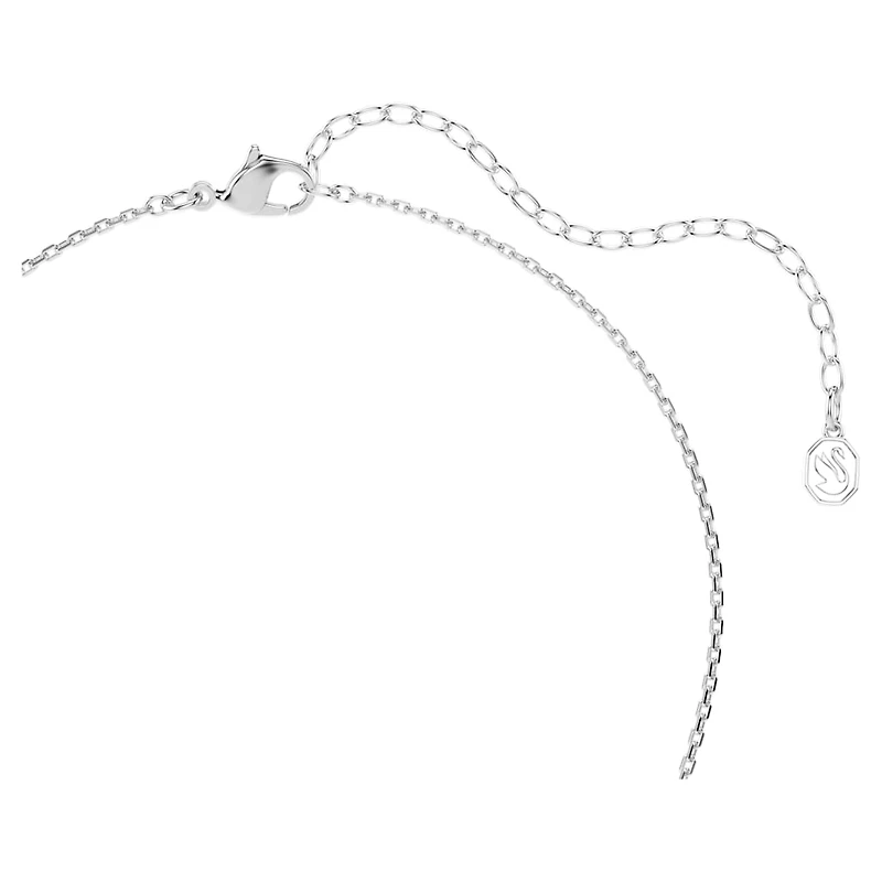 Gema pendant, Mixed cuts, Pink, Rhodium plated by SWAROVSKI