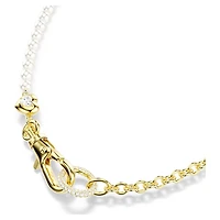 Idyllia necklace, Crystal pearl, White