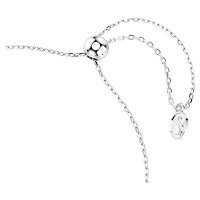 One bracelet, Mixed cuts, Heart, Blue, Rhodium plated by SWAROVSKI