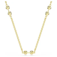 Swarovski Remix necklace, Round cut, White, Gold-tone plated by SWAROVSKI