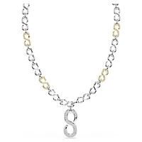 Dextera strandage, Round cut, White, Mixed metal finish by SWAROVSKI