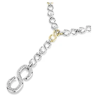 Dextera strandage, Round cut, White, Mixed metal finish by SWAROVSKI