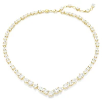 Mesmera necklace, Mixed cuts, White