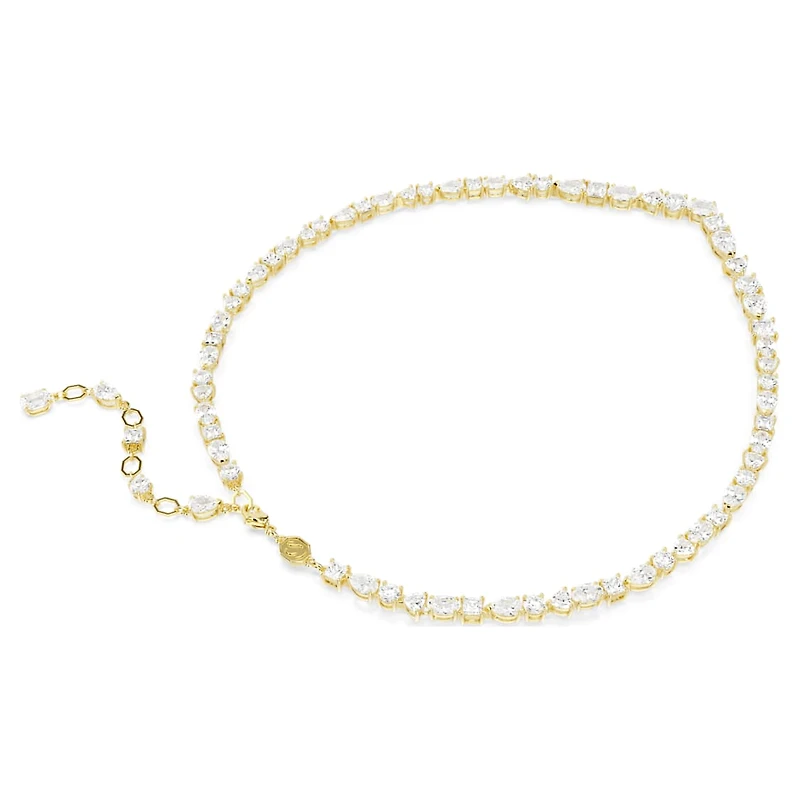 Mesmera necklace, Mixed cuts, White