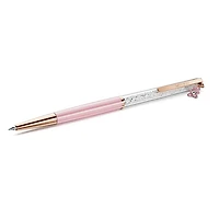 Crystalline ballpoint pen, Teddy, Pink, Pink lacquered, rose gold-tone plated by SWAROVSKI