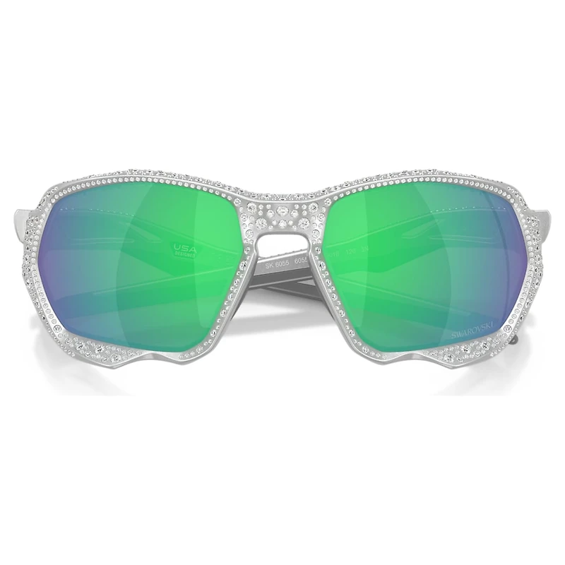 OAKLEY Plazma Sunglasses X-Silver, Silver by SWAROVSKI