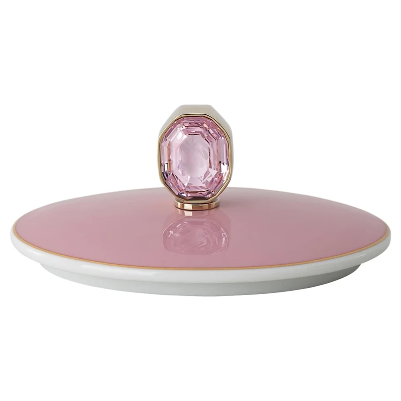 Idyllia sugar bowl, Porcelain, Pink by SWAROVSKI