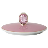 Idyllia sugar bowl, Porcelain, Pink by SWAROVSKI