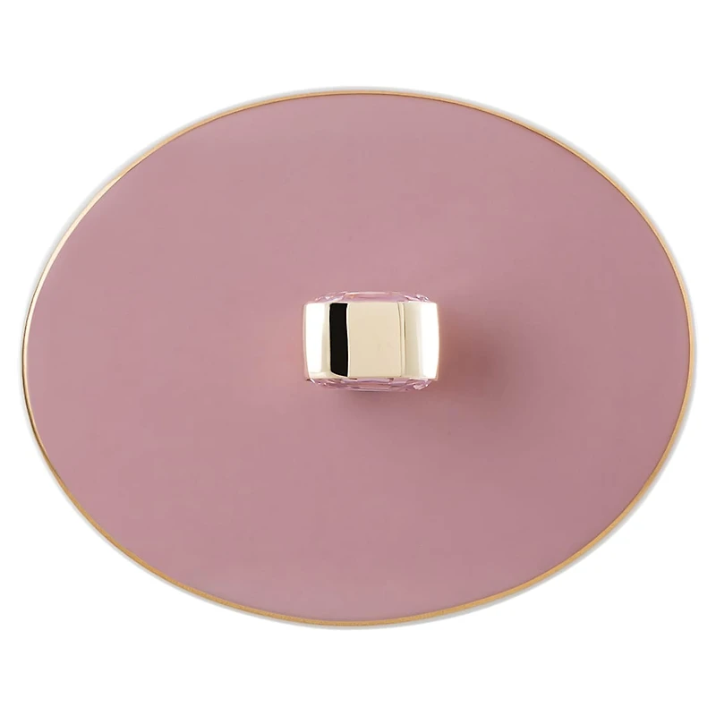 Idyllia sugar bowl, Porcelain, Pink by SWAROVSKI