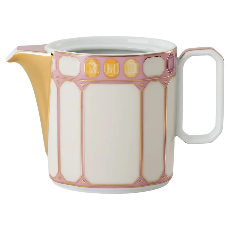 Idyllia creamer jug, Porcelain, Pink by SWAROVSKI