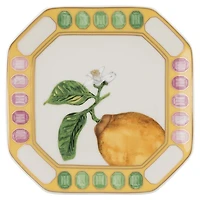 Idyllia vide poche, Porcelain, Crystal print motif, Lemon, Yellow by SWAROVSKI