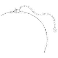 Ariana Grande x Swarovski set, Crystal pearl, Round cut, Flower, White, Rhodium plated by SWAROVSKI