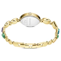 Gema watch, Crystal bracelet, Gold tone, Gold-tone finish by SWAROVSKI