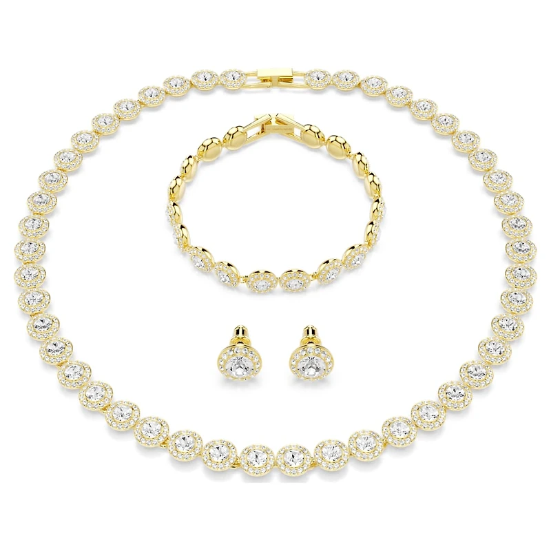 Una Angelic set, Set (3), Round cut, White