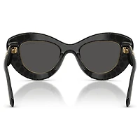Sunglasses, Cat-eye shape, SK6060, Silver tone by SWAROVSKI