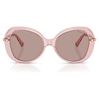 Sunglasses, Butterfly shape, SK6059, Pink by SWAROVSKI