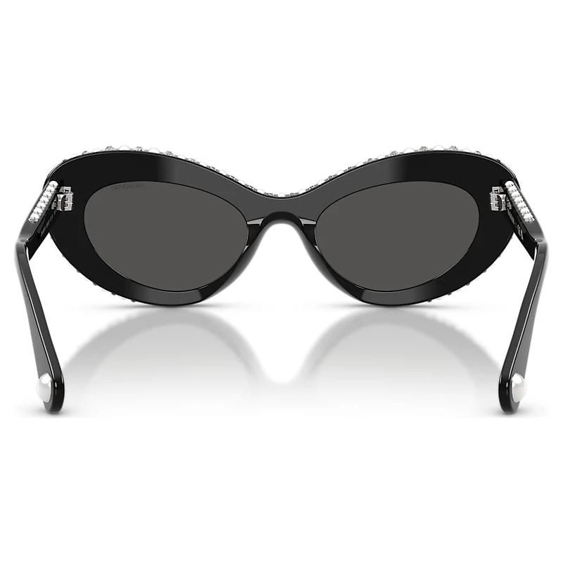 Sunglasses, Cat-Eye shape, SK6061U, Black by SWAROVSKI