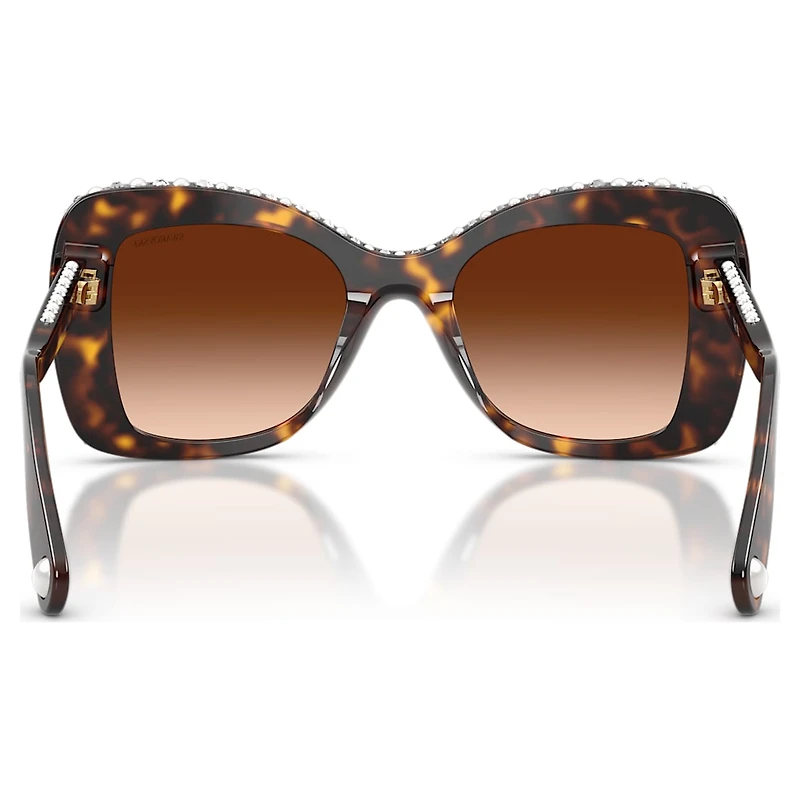 Sunglasses, Butterfly shape, SK6062U, Brown by SWAROVSKI