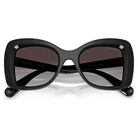 Sunglasses, Butterfly shape, SK6062U, Black by SWAROVSKI