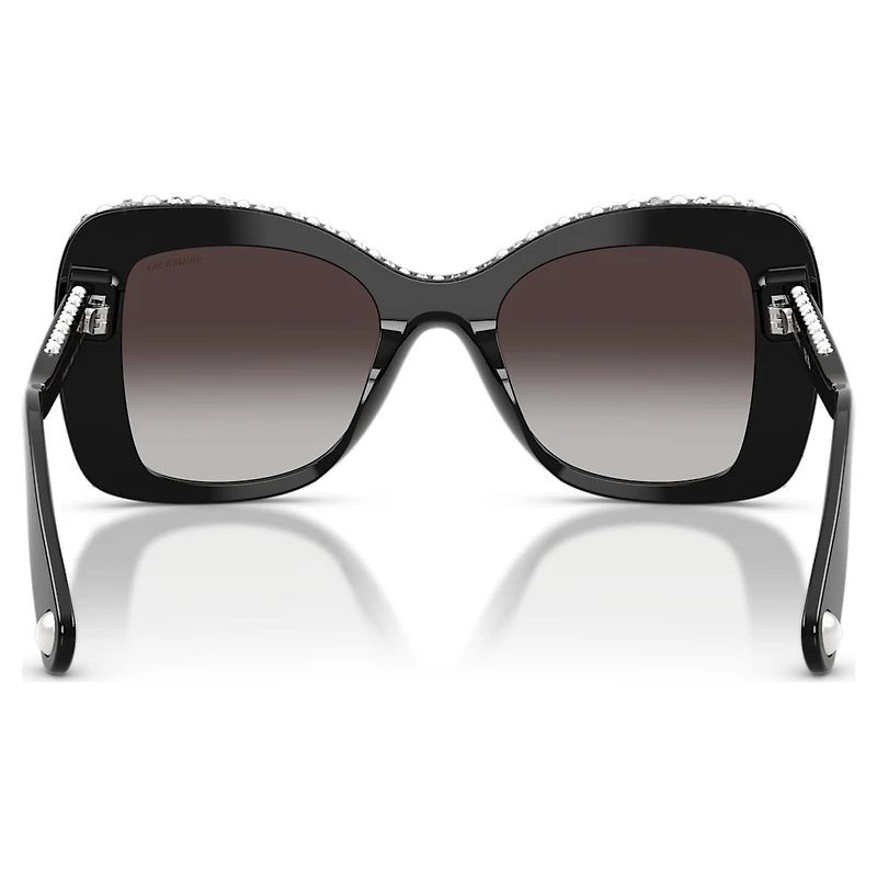 Sunglasses, Butterfly shape, SK6062U, Black by SWAROVSKI