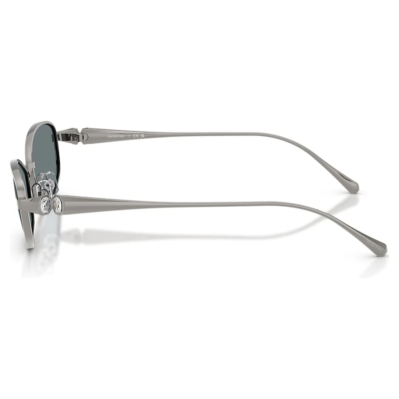 Sunglasses, Pillow shape, SK7042, Silver Tone by SWAROVSKI