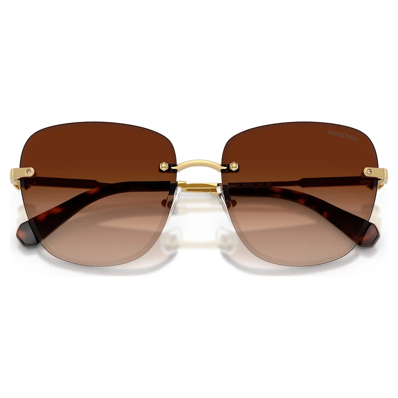 Sunglasses, Square shape, SK7043, Brown by SWAROVSKI